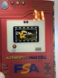 PIKACHU AUTHENTIC 35MM FILM FRAME CELL FROM POKEMON- THE MOVIE 2000 - Image 1