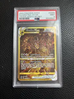 Pokemon Giratina VSTAR GG69/GG70 Crown Zenith Secret Rare Holo PSA 9 - Image 1
