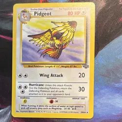 Pokemon Pidgeot Jungle 24/64 Non Holo Rare Unlimited WOTC English 1999 - Image 1