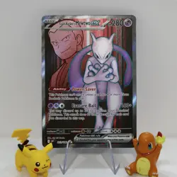 Pokemon TCG Team Rockets Mewtwo EX 213/182 Ultra Rare Destined Rivals - Image 1