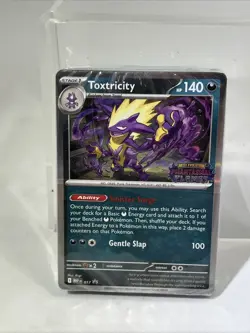 Pokemon TCG Phantasmal Flames Sealed Toxtricity Promo #017 Pre-Release Deck #ML - Image 1