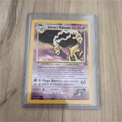 Pokemon TCG Sabrina's Alakazam Gym Challenge Holo Rare 16/132 English 80HP 2000 - Image 1