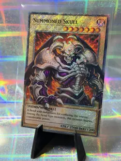Yu-Gi-Oh! TCG Summoned Skull Custom Platinum Secret Rare - Image 1