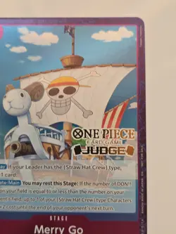 One Piece Merry Go - Extra Booster: Anime 25th Collection EB02-041 R Judge Stamp - Image 4