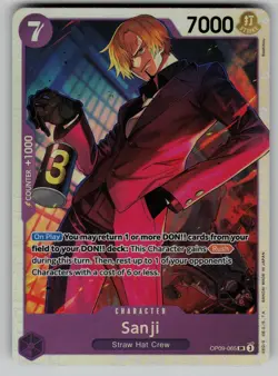 Sanji (065) Holo OP09-065 Emperors in the New World One Piece TCG - Image 1