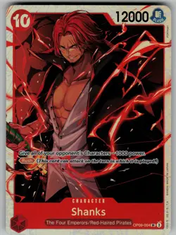 Shanks (004) OP09-004 SR Emperors in the New World One Piece TCG - Image 1