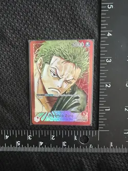 Zoro One Piece Card Proxy Leader Alt Art Full Art Foil English - Image 3