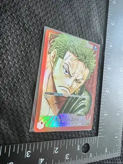 Zoro One Piece Card Proxy Leader Alt Art Full Art Foil English - Image 4