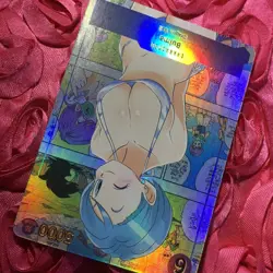 BULMA DRAGON BALL Manga LOVER ACG Waifu Anime Goddess Holo Card - Image 3
