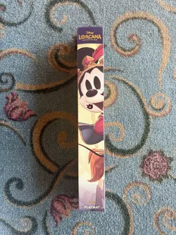 Disney Lorcana Foil Playmat Mickey Mouse & Minnie Mouse Park Exclusive Unopened - Image 1