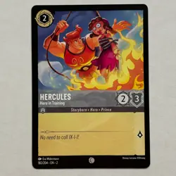 Hercules 182/204 Disney Lorcana Rise of the Floodborn Regular Common Card NM - Image 1