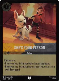 She's Your Person Foil 40/204 Reign of Jafar Disney Lorcana - Image 1