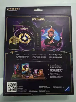 Disney Lorcana Lorebook Card Portfolio Evil Queen Ravensburger Sealed - Image 2