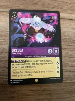 Disney Lorcana TCG the First Chapter Ursula Power Hungry Card 59/204 Non-Foil - Image 1