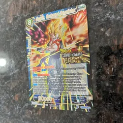 Gogeta Godspeed Demolisher Foil Dragon Ball Super Card Game FEST GOLD STAMP | NM - Image 2