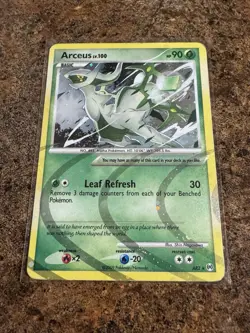 Arceus Holo AR2 Pokemon Arceus Set Card Diamond & Pearl Era Rare Foil Legendary - Image 1
