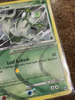 Arceus Holo AR2 Pokemon Arceus Set Card Diamond & Pearl Era Rare Foil Legendary - Image 2