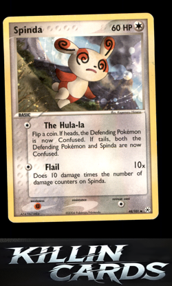Spinda 48/101 Pokemon Uncommon Hidden Legends Card MP - Image 1