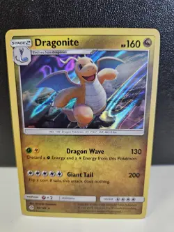 Pokemon Card - Dragonite (Holo Rare) - 96/149 - - Sun & Moon Base Set - Image 1