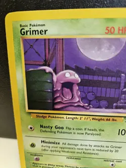 Grimer 48/62 Fossil Unlimited Pokemon TCG Card Vintage WOTC Common - Image 5