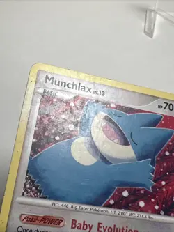 HP+ Munchlax 69/111 Regular/Non-Holo Rising Rivals AUTHENTIC Pokemon Card - Image 2