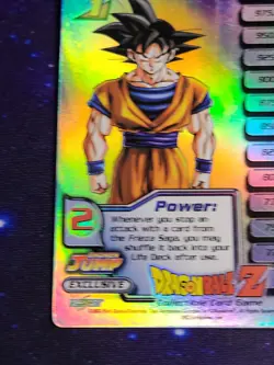 Dragon Ball Z Goku The Mighty Holo Promo Shonen Jump SJ1 DBZ CCG Promo Card Foil - Image 5