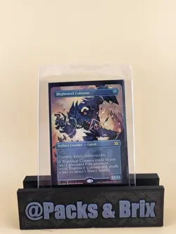 Blightsteel Colossus (Borderless) Double Masters Foil - Image 1