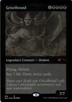 MTG Griselbrand (Etched) (160) | NM Foil | Secret Lair Fine Print {SLD} - Image 2