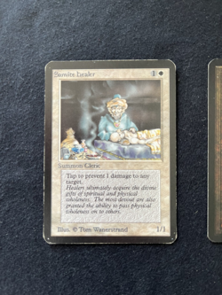 Magic the Gathering Samite Healer X2 Alpha LP to NM - Image 3