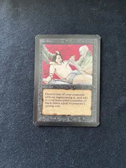 Magic the Gathering Sacrifice Alpha NM - Image 1