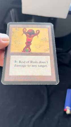 Magic the Gathering Rod of Ruin Alpha LP - Image 2