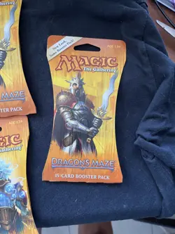 Magic the Gathering Dragons Maze Booster Pack X4 factory sealed - Image 2