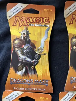 Magic the Gathering Dragons Maze Booster Pack X4 factory sealed - Image 3