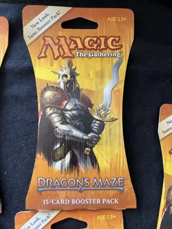 Magic the Gathering Dragons Maze Booster Pack X4 factory sealed - Image 4