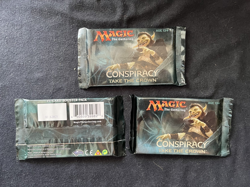 Magic the Gathering Conspiracy Take the Crown Booster Pack X3 Factory Sealed - Image 1