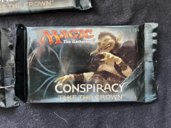 Magic the Gathering Conspiracy Take the Crown Booster Pack X3 Factory Sealed - Image 4