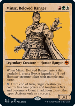 Minsc, Beloved Ranger - Showcase x1 Magic the Gathering 1x Adventures in the For - Image 1