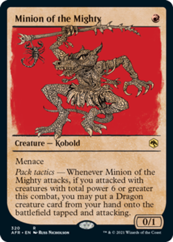 Minion of the Mighty - Showcase x1 NM Magic the Gathering 1x Adventures in the F - Image 1