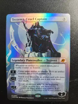 Magic The Gathering - Tezzeret, Cruel Captain - 0287 FOIL - NM/LP - EoE - TCG - Image 1