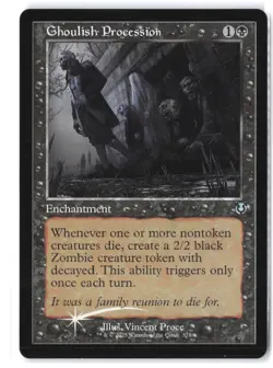 Ghoulish Procession (Retro Frame) #378 Innistrad Remastered NM Foil - Image 1
