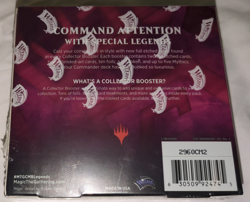 Sealed Commander Legends Collector Booster Box - Image 3