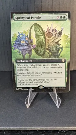 SPRINGLEAF PARADE Extended Art Rare Lorwyn Eclipsed MTG - Image 1