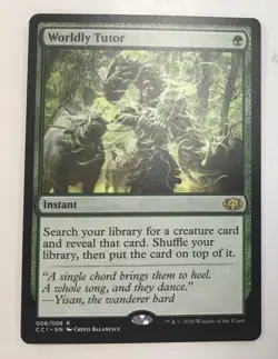 Worldly Tutor Commander Collection: Green Regular - Image 1