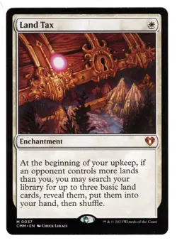 MTG Land Tax - Commander Masters (CMM) Regular Magic Near Mint - Image 1