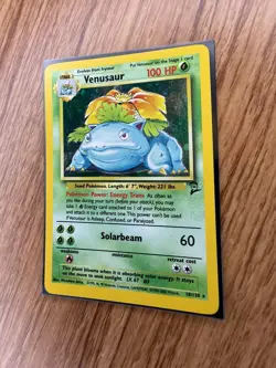 Venusaur – Base Set 2 18/130 – Vintage WOTC Pokemon – LP - Image 3