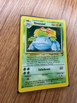 Venusaur – Base Set 2 18/130 – Vintage WOTC Pokemon – LP - Image 4