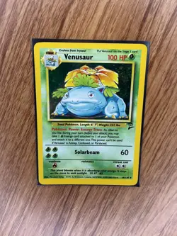 Venusaur – Base Set 2 18/130 – Vintage WOTC Pokemon – LP - Image 5