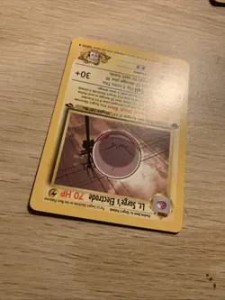 Pokemon TCG Lt. SURGE’S ELECTRODE 1st Edition Gym Challenge - 52/132 - Uncommon - Image 3