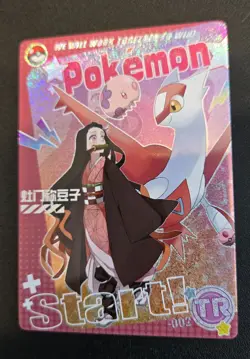 Demon Slayer Crossover - Nezuko Kamado TR - TR-002 - Mengka Pokemon Cards - Image 1