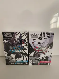 Pokemon White Flare + Black Bolt Booster Bundle Lot – Factory Sealed - Image 1